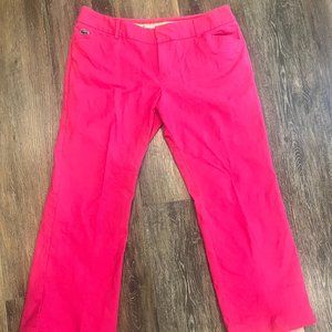 Y2K Vintage Hot Pink Lacoste Flood Pants
